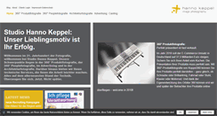 Desktop Screenshot of hannokeppel.de